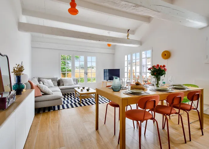 Hébergement de vacances à 650m De La Plage, Maison Pour 6 Adultes 1 Enfant